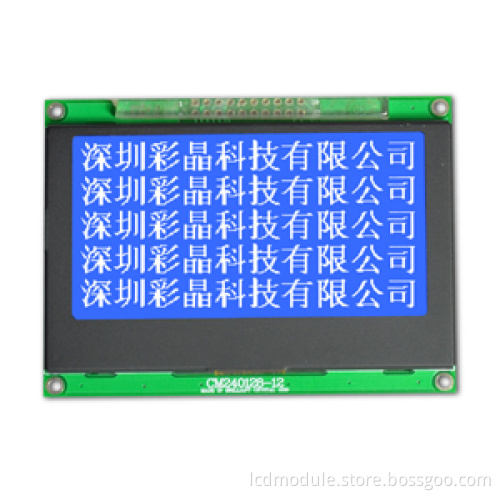 240x128 COG graphical lcd display with parallel interface